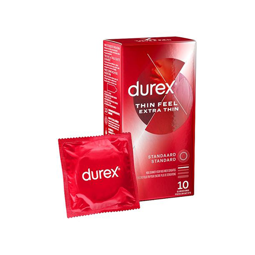 Durex - Thin Feel Extra Thin - Condooms - 10 stuks